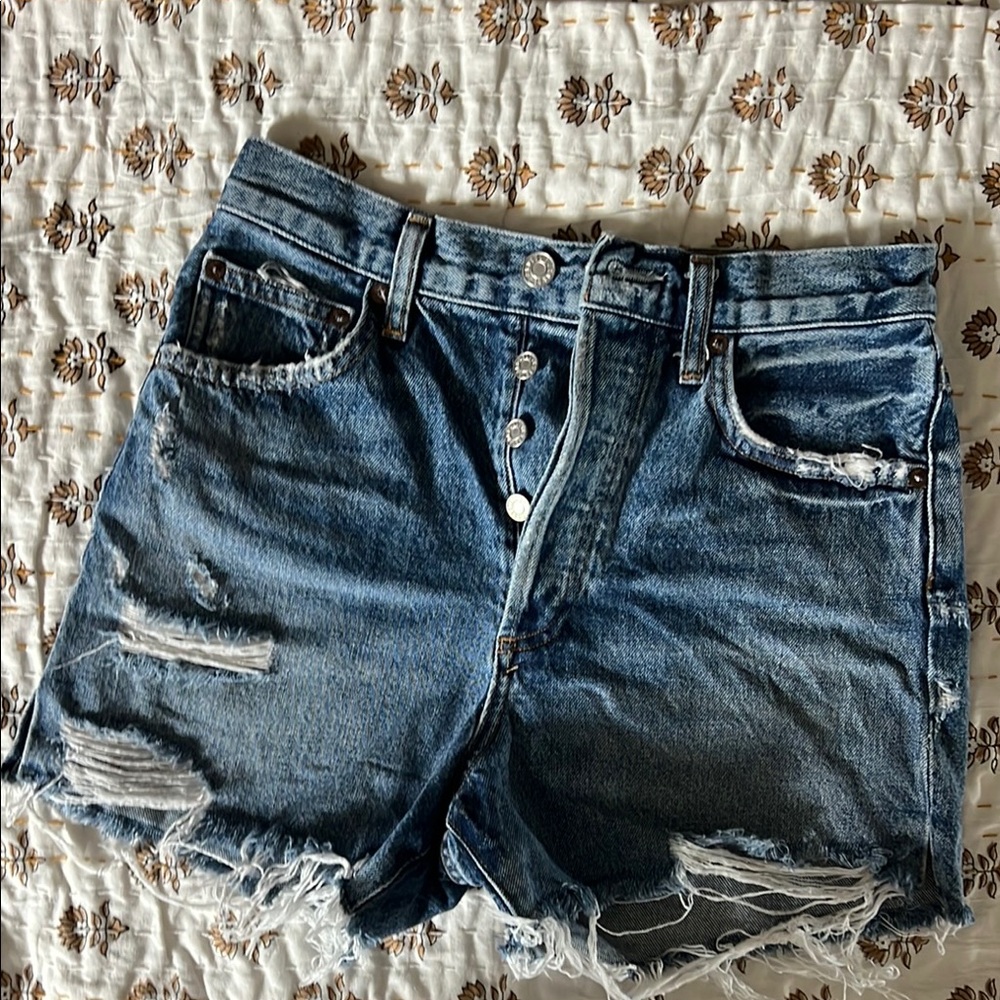 AGolde Dee High Rise Shorts